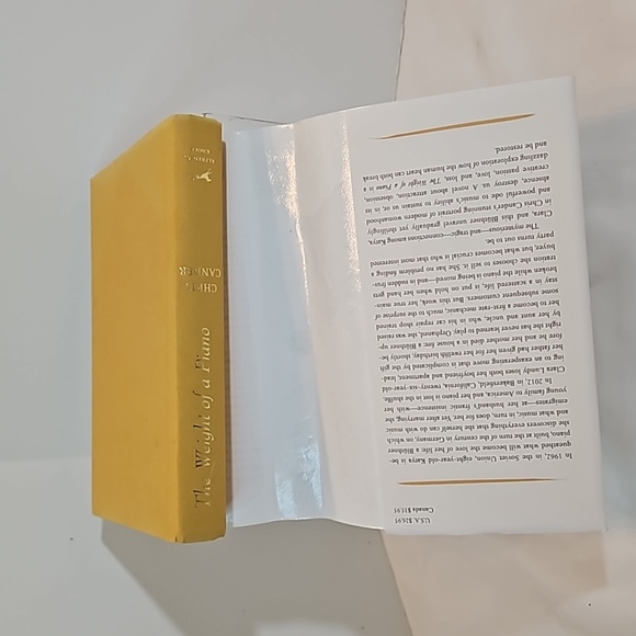 The Weight of a Piano Chris Cander 2019 Knopf 1st-Edition Hardcover Novel Music - Picture 6 of 17